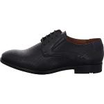 Reduzierte Schwarze Business Lloyd Derby Schuhe mit Schnürsenkel in Breitweite aus Leder für Herren Größe 42 