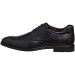 Reduzierte Schwarze Business Lloyd Derby Schuhe mit Schnürsenkel in Breitweite aus Glattleder für Herren Größe 42 