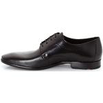 Reduzierte Schwarze Business Lloyd Blockabsatz Derby Schuhe mit Schnürsenkel in Breitweite aus Glattleder für Herren Größe 47 