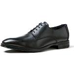 Reduzierte Schwarze Business Lloyd Derby Schuhe mit Schnürsenkel in Breitweite aus Glattleder für Herren Größe 44 