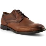 Braune Business Lloyd Derby Schuhe mit Schnürsenkel in Spezialweite aus Kalbsleder für Herren 