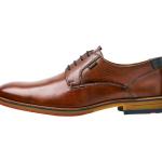 Braune Business Lloyd Runde Derby Schuhe mit Schnürsenkel aus Glattleder atmungsaktiv für Herren 