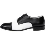 Bunte Business Runde Derby Schuhe mit Schnürsenkel aus Glattleder für Herren 