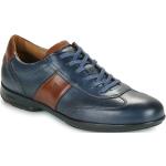 Reduzierte Marineblaue Lloyd Low Sneaker aus Leder für Herren Größe 42 mit Absatzhöhe bis 3cm 