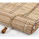 Rustikale Rollos aus Bambus transparent 