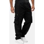 Schwarze Unifarbene Casual Freizeithosen mit Reißverschluss aus Baumwolle für Herren Größe 3 XL für den für den Winter 