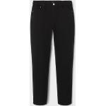 Reduzierte Schwarze 5-Pocket Jeans für Kinder mit Reißverschluss aus Baumwolle für Jungen Größe 152 