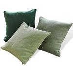 Grüne Loberon Dekokissenbezüge aus Baumwolle 3-teilig 