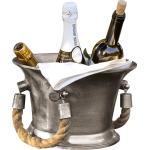 Loberon Runde Sektkühler & Champagnerkühler aus Aluminium 