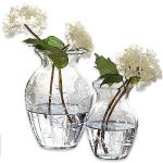 Loberon Vasensets aus Glas mundgeblasen 2-teilig 