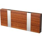 Reduzierte Moderne Garderobenleisten & Hakenleisten geölt aus Holz Tiefe 0-50cm 