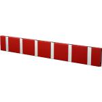 Reduzierte Rote Minimalistische Loca Garderobenleisten & Hakenleisten aus Holz 
