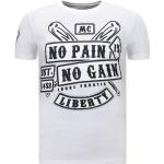 Reduzierte Weiße Local Fanatic Sons of Anarchy T-Shirts aus Baumwolle für Herren Größe L für den für den Frühling 