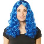 Blaue Buttinette Clown-Perücken für Damen 