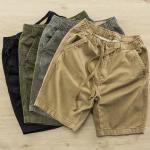 Anthrazitfarbene Cargo-Shorts aus Polyester für Herren Größe 3 XL für den für den Sommer 