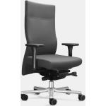 Silberne Löffler LG Bürostühle mit Kopfstütze höhenverstellbar Breite 0-50cm, Höhe 0-50cm, Tiefe 0-50cm 