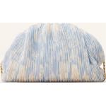 Hellblaue Loeffler Randall Clutches aus Textil für Damen klein 