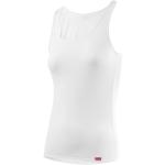 Weiße Ärmellose Löffler Light Rundhals-Ausschnitt Damenunterhemden Größe M 