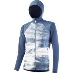 LÖFFLER W Hooded Hybridjacket Speed Pl Active - Damen - Blau / Weiß - Größe M- Modell 2022