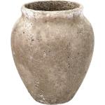 Graue Rustikale Villa Collection Vasen & Blumenvasen aus Zement 