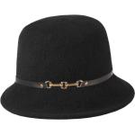 Schwarze Elegante Glockenhüte für Damen Einheitsgröße 
