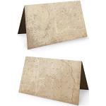 Braune Blankokarten DIN A4 aus Papier 