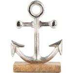 Silberne Maritime 21 cm Skulpturen & Dekofiguren aus Metall 
