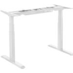 Weiße Logilink Schreibtisch-Gestelle Breite 100-150cm, Höhe 100-150cm, Tiefe 50-100cm 