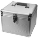 Silberne Logilink Alu-Koffer & Aluminiumkoffer aus Aluminium gepolstert 