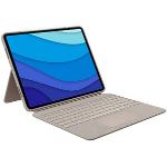 Logitech COMBO TOUCH Tablet-Tastatur sand geeignet für Apple iPad Pro 12,9" 5. Gen (2021)