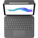 Logitech Folio Touch Apple iPad Air (2022/2020) Tastaturhülle Grau Tablethülle | Kostenlos in 1 Werktag geliefert