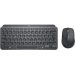 Logitech MX Keys Mini Combo for Business (DE, Kabellos), Tastatur, Grau