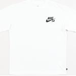 Reduzierte Weiße Nike SB Collection T-Shirts aus Baumwolle für Damen Größe M 
