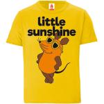 Gelbe Logoshirt Die Sendung mit der Maus Bio Nachhaltige Printed Shirts für Kinder & Druck-Shirts für Kinder mit Maus-Motiv aus Baumwolle Größe 176 