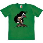 Grüne Logoshirt Der kleine Maulwurf Bio Nachhaltige Printed Shirts für Kinder & Druck-Shirts für Kinder aus Baumwolle Größe 176 