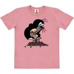 Rosa Logoshirt Der kleine Maulwurf Bio Nachhaltige Printed Shirts für Kinder & Druck-Shirts für Kinder aus Baumwolle Größe 116 