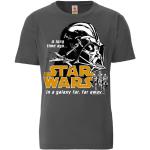 Graue Logoshirt Star Wars Darth Vader Bio Nachhaltige T-Shirts aus Baumwolle für Herren Größe S 