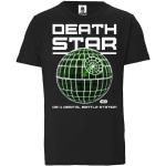 Schwarze Logoshirt Star Wars Todesstern Bio Nachhaltige T-Shirts aus Baumwolle für Herren Größe XL 