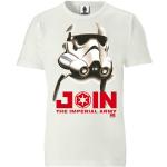LOGOSH RT LOGOSHIRT - Star Wars - Stormtrooper - T-Shirt - 100% Organic Cotton S Weiss
