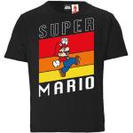 Schwarze Logoshirt Super Mario Bio Nachhaltige Printed Shirts für Kinder & Druck-Shirts für Kinder aus Baumwolle Größe 98 