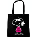 Schwarze Logoshirt Die Peanuts Snoopy Stofftaschen & Jutetaschen aus Baumwolle wiederverwendbar 