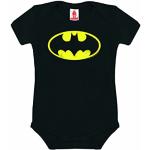 Schwarze Kurzärmelige Logoshirt Batman Kinderkurzarmbodys für Babys Größe 68 