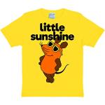 Gelbe Logoshirt Die Sendung mit der Maus Printed Shirts für Kinder & Druck-Shirts für Kinder mit Maus-Motiv aus Baumwolle Größe 152 