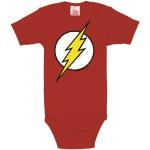 Reduzierte Rote Kurzärmelige Logoshirt Batman Kinderkurzarmbodys aus Baumwolle für Babys Größe 98 