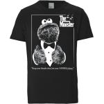 Schwarze Sesamstraße Krümelmonster T-Shirts für Herren Größe 4 XL 