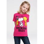 Pinke Die Peanuts Snoopy Printed Shirts für Kinder & Druck-Shirts für Kinder aus Baumwolle Größe 170 