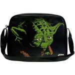 Schwarze Logoshirt Star Wars Yoda Umhängetaschen aus Kunstleder 