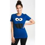 Reduzierte Logoshirt Sesamstraße Krümelmonster T-Shirts aus Baumwolle für Damen 