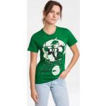 Reduzierte Grüne Kurzärmelige Logoshirt Playboy Robin T-Shirts Größe XS 
