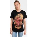 Reduzierte Goldene Logoshirt Harry Potter Gryffindor T-Shirts mit Löwen-Motiv für Damen 